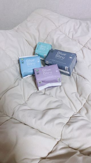 블루블루 유기농 순면 커버 생리대 — 5점을 준 리뷰어가 2021년 1월 올린 사용 사진
