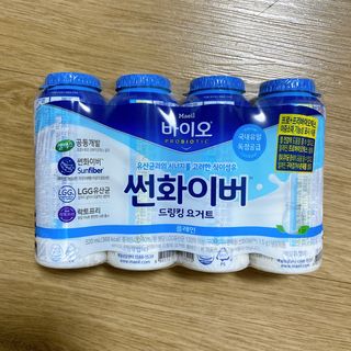 LIVE 매일바이오 썬화이버 드링킹 요거트 — 5점을 준 리뷰어가 2022년 8월 올린 사용 사진