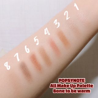 [팝시노트] 올 메이크업 팔레트 2종 — 4.5점을 준 리뷰어가 2022년 11월 올린 사용 사진
