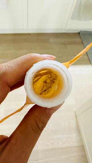 [덜다] 든든 식물성 단백질 쉐이크 40g X 7입 (곡물/딸기) — 3.5점을 준 리뷰어가 2023년 8월 올린 사용 사진