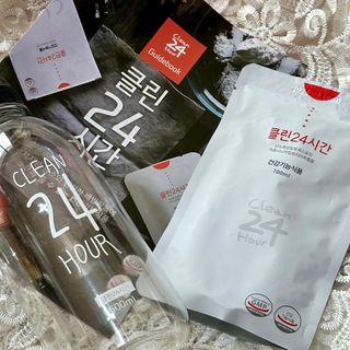 클린24시간 1BOX(5포) + 전용보틀(500ml) — 5점을 준 리뷰어가 2022년 12월 올린 사용 사진