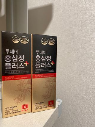 서울약사신협_투데이홍삼정플러스스틱_10g x 60포 — 5점을 준 리뷰어가 2021년 6월 올린 사용 사진
