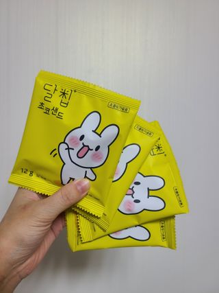 네이처오다 달칩 초코샌드 — 5점을 준 리뷰어가 2021년 2월 올린 사용 사진