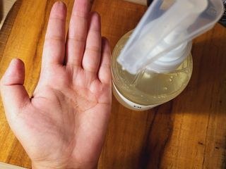빅그린 니치 퍼퓸 바이옴바디워시 500ml(상탈, 블랙베리&베이, 블랑쉐 3종 중 택1) — 5점을 준 리뷰어가 2022년 7월 올린 사용 사진
