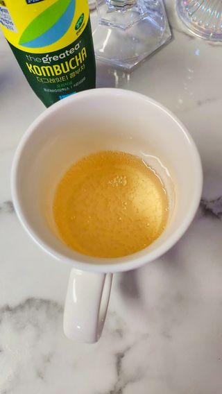 더그레잇티 콤부차 [매일유업] 더그레잇티 44kcal 콤부차 300ml *12개입 (오리지널 6개+베리리치 6개) — 5점을 준 리뷰어가 2023년 7월 올린 사용 사진