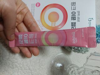 인디닥터 면역 생생 핑크 이뮨 젤리 + 타이탄 BCAA 프로틴 젤리스틱 — 5점을 준 리뷰어가 2022년 4월 올린 사용 사진