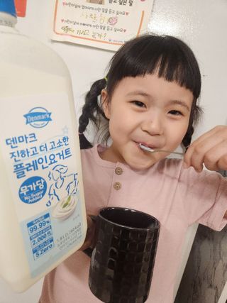 프리_[덴마크] 진하고 더 고소한 플레인 요거트 1.8L — 5점을 준 리뷰어가 2025년 5월 올린 사용 사진