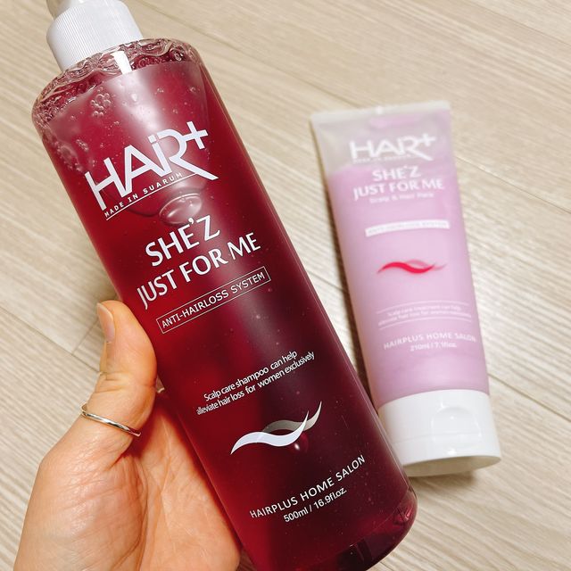 헤어플러스 여성탈모 쉬즈 샴푸+두피팩SET 리뷰 사진