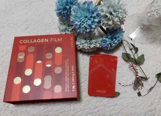 프리마인 귀족의 콜라겐, 92배 흡수율. 럭셔리 프리미엄 셀라브 콜라겐필름 30매 — 5점을 준 리뷰어가 2022년 4월 올린 사용 사진