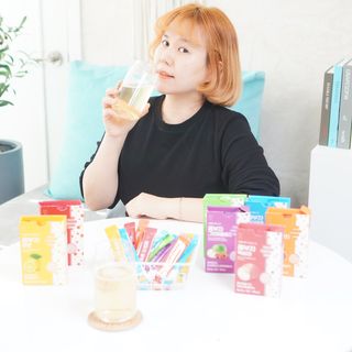 참앤들황토농원 7가지 맛! 탄산 톡톡! 스파클링! 데이앤 콤부차 7종 10포 1박스씩 ★총 7박스★ — 5점을 준 리뷰어가 2023년 1월 올린 사용 사진