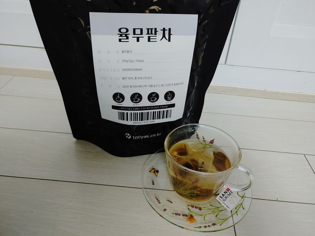 산그리메 국내산 율무팥차 100티백 대용량 삼각티백차 리뷰 사진