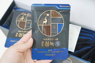 광동생활건강 [광동] 바르게 만든 녹용, 광동정녹청 — 5점을 준 리뷰어가 2021년 11월 올린 사용 사진