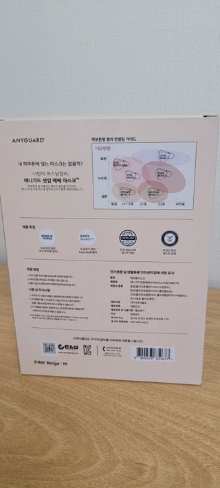 [애니가드] 셋업 메베마스크라이트  (대형 4컬러 + 중형 4컬러) — 5점을 준 리뷰어가 2022년 7월 올린 사용 사진