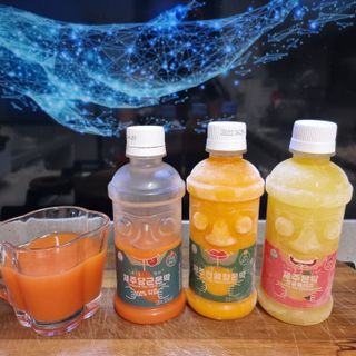 탐라원 제주의 맛, 몬딱주스 4종세트 - 한라봉몬딱주스, 천혜향몬딱주스, 청귤에이드, 당근몬딱주스 — 5점을 준 리뷰어가 2021년 8월 올린 사용 사진
