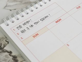 리훈 2023년 곰부 체크리스트 위클리 다이어리 — 5점을 준 리뷰어가 2022년 11월 올린 사용 사진