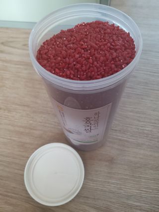 하나로라이스 기능성쌀 5종 1kg  환경을 생각한 다회용 용기 사용 — 5점을 준 리뷰어가 2022년 1월 올린 사용 사진