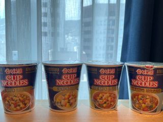 NISSIN 닛신 컵누들  4종 - 씨푸드오리지날, 씨푸드 스파이시, 씨푸드 커리, 씨푸드 XO소스 — 5점을 준 리뷰어가 2021년 12월 올린 사용 사진