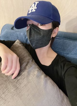 [케이퓨리] 케이퓨리 항균 구리마스크 15매 (대형/중형/키즈) — 5점을 준 리뷰어가 2022년 11월 올린 사용 사진