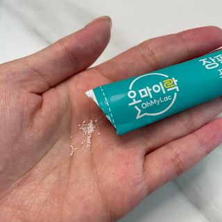 [유산균] 오마이락 장편한습관 프로바이오틱스 30P — 5점을 준 리뷰어가 2022년 11월 올린 사용 사진