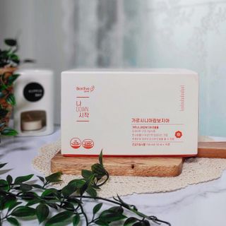 12월 15일 출시, 건강기능식품 브랜드 본리브 나 다운 시작 제품 3종 — 4.5점을 준 리뷰어가 2021년 2월 올린 사용 사진