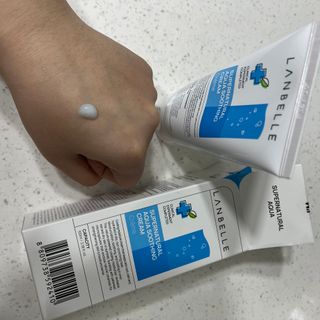 랑벨 수퍼내츄럴 아쿠아 수딩 크림 100ml — 5점을 준 리뷰어가 2023년 2월 올린 사용 사진