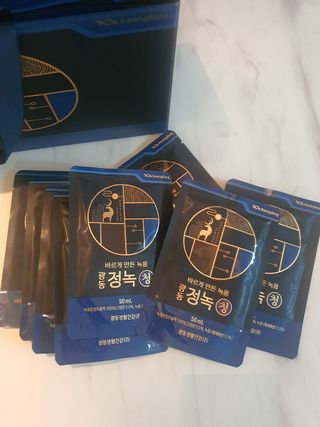광동생활건강 [광동] 바르게 만든 녹용, 광동정녹청 — 5점을 준 리뷰어가 2021년 12월 올린 사용 사진