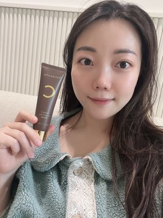 산다화 비타민C 화이트닝 크림 — 5점을 준 리뷰어가 2023년 4월 올린 사용 사진