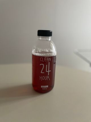 클린24시간 1BOX(5포) + 전용보틀(500ml) — 5점을 준 리뷰어가 2022년 12월 올린 사용 사진