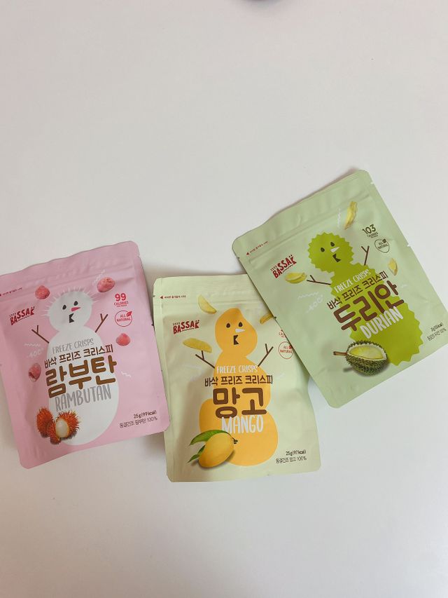 바삭 프리즈 크리스피 3종 리뷰 사진