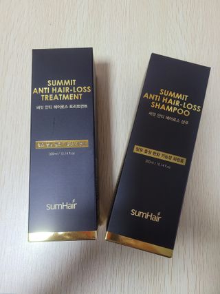 썸헤어 / SUMHAIR 썸헤어  써밋 안티 헤어로스 샴푸+트리트먼트 — 5점을 준 리뷰어가 2021년 5월 올린 사용 사진