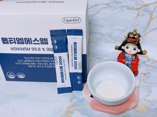 바른비타민 옵티엠에스엠2000 1박스 60포 관절 연골 복합건강기능식품 — 4.5점을 준 리뷰어가 2021년 6월 올린 사용 사진