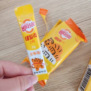 광동생활건강 [광동] 비타500데일리스틱  ★빼빼로데이★ 30포+70포+ 뚱랑이스티커+빼빼로+쇼핑백 — 5점을 준 리뷰어가 2022년 11월 올린 사용 사진