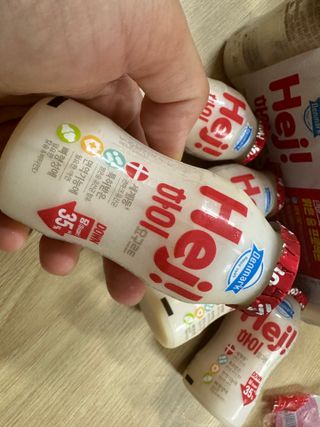 덴마크 *[구매평]하이(Hej!) 브랜드 패키지(요구르트, 그릭요거트) — 5점을 준 리뷰어가 2025년 8월 올린 사용 사진