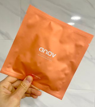 아노브코스메틱스 리커버 마스크팩 — 4.5점을 준 리뷰어가 2021년 10월 올린 사용 사진