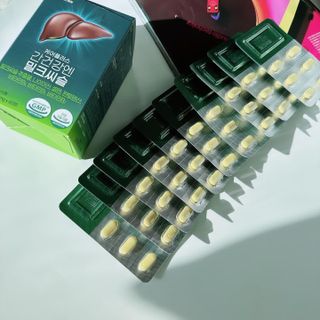 [경남제약헬스케어] 케어플러스 간건강엔 밀크씨슬 500mg 60정/2개월분/비타민B 5종+세레늄 — 4.5점을 준 리뷰어가 2024년 1월 올린 사용 사진