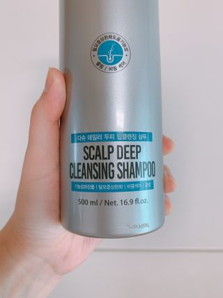 다슈코리아 다슈 데일리 두피 딥 클렌징 샴푸 500ml — 4점을 준 리뷰어가 2021년 1월 올린 사용 사진