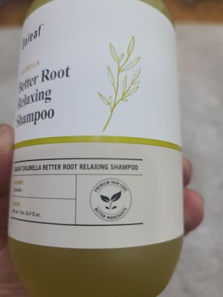 달리프 클로렐라 베러 루트 릴렉싱 샴푸 500ml — 5점을 준 리뷰어가 2021년 2월 올린 사용 사진