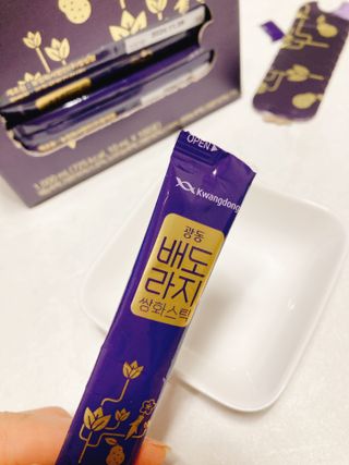 광동생활건강 나우 [광동] 배도라지 쌍화스틱 10mL x 100포 — 4점을 준 리뷰어가 2022년 12월 올린 사용 사진