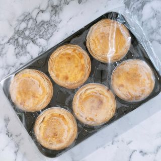 디앙뜨 포르투갈 에그타르트 오리지널 맛+패션후르츠+초콜릿타르트 맛 중 택1 — 5점을 준 리뷰어가 2021년 7월 올린 사용 사진