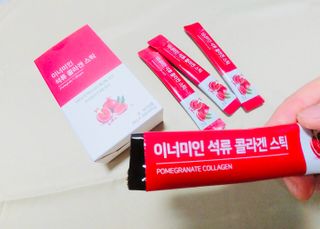이너미인 석류 콜라겐 스틱 — 5점을 준 리뷰어가 2021년 1월 올린 사용 사진
