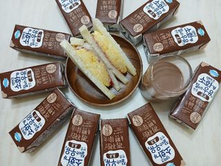 [구매평]덴마크 소화가 잘되는 우유로 만든 초코, 190ml, 24개 — 5점을 준 리뷰어가 2025년 2월 올린 사용 사진