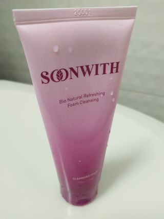 SOONWITH 바이오 내추럴 리프레싱 폼클렌징 — 4점을 준 리뷰어가 2021년 3월 올린 사용 사진