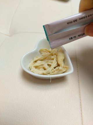 펫시랩 반려견용 액상 프리바이오틱스 아쿠아펫 — 5점을 준 리뷰어가 2021년 1월 올린 사용 사진