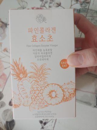 [생활속미] 브로멜라인 파인콜라겐효소초 1박스 3gX30개입 — 4점을 준 리뷰어가 2021년 8월 올린 사용 사진