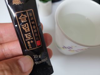 프리마인 자체 기업부설 연구소에서 찾아낸 건강한 수면의 비밀.  슬립토 플러스 30포 — 4.5점을 준 리뷰어가 2021년 9월 올린 사용 사진