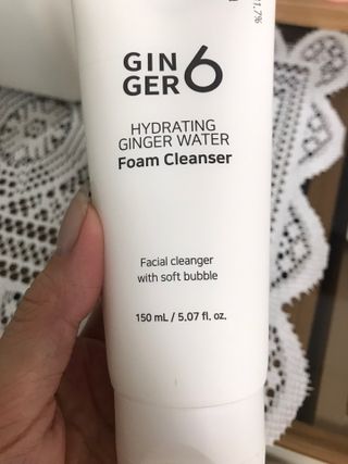 GINGER6 하이드레이팅 진저 워터 폼클렌징 — 5점을 준 리뷰어가 2021년 9월 올린 사용 사진