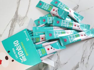 펫시랩 반려견용 액상 프리바이오틱스 아쿠아펫 — 5점을 준 리뷰어가 2021년 1월 올린 사용 사진