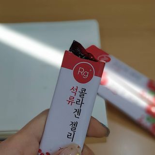 함초록 Rg+ 석류콜라겐젤리 — 5점을 준 리뷰어가 2021년 3월 올린 사용 사진