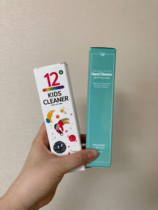 셀바이져 항균 스프레이 핸드워시 + 키즈세정제 SET — 5점을 준 리뷰어가 2021년 3월 올린 사용 사진
