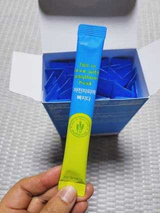 메디포스트 모비타 바디코드 식이섬유 차전자피에 빠지다 30포 — 3점을 준 리뷰어가 2022년 12월 올린 사용 사진